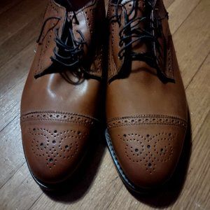 Allen Edmonds Men's Sanford Dress Shoes 10.5 Bourbon NEW